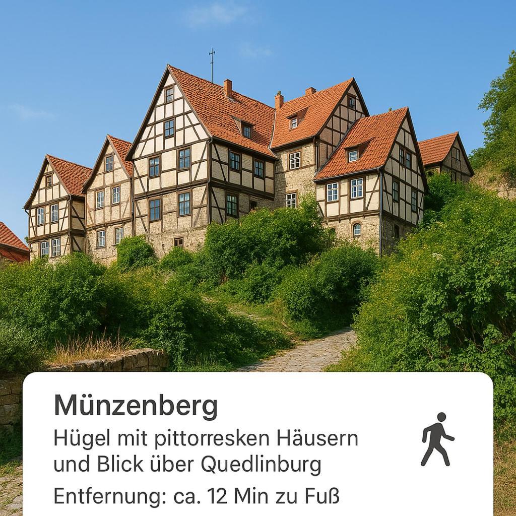 Harzer Fachwerkstube Quedlinburg Apartment Exterior photo